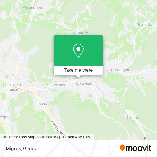 Migros map