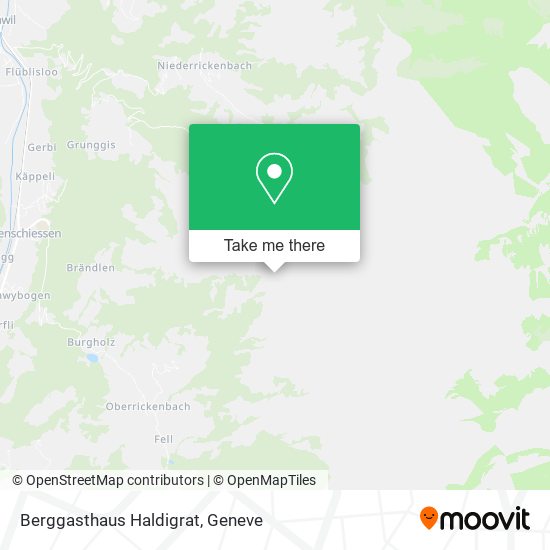 Berggasthaus Haldigrat map
