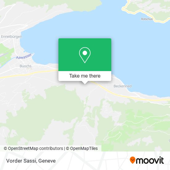Vorder Sassi map