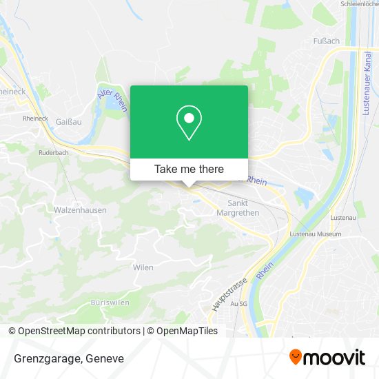 Grenzgarage map