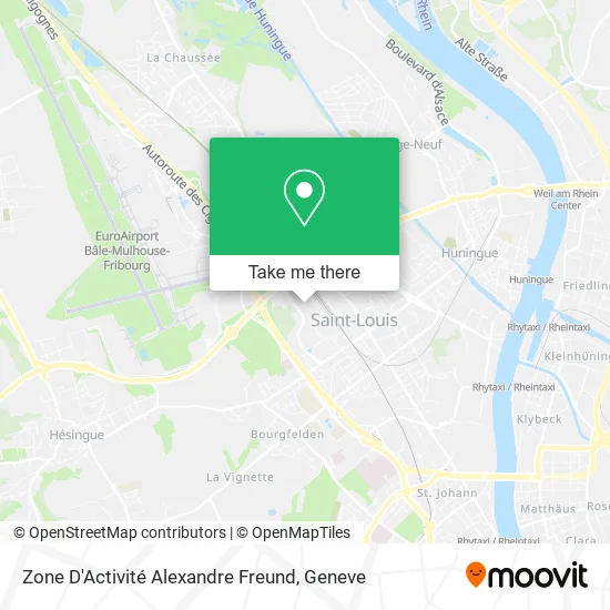 Zone D'Activité Alexandre Freund map