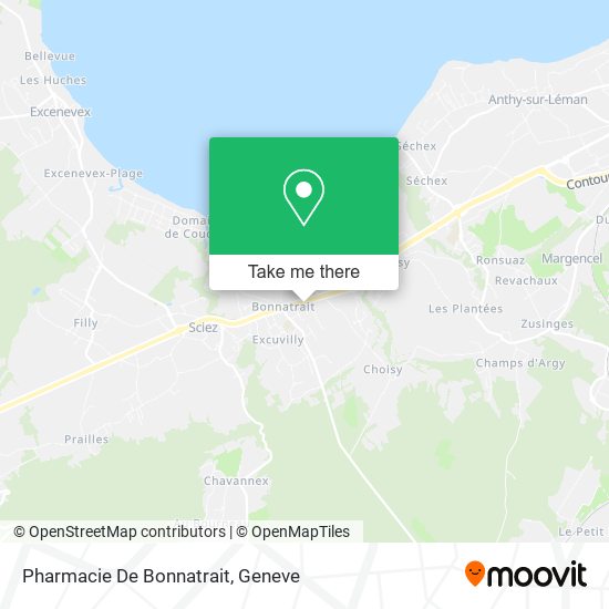 Pharmacie De Bonnatrait Karte