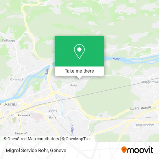 Migrol Service Rohr map