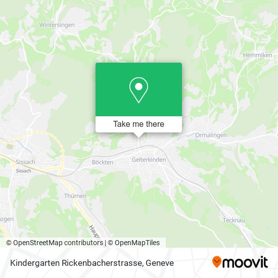 Kindergarten Rickenbacherstrasse map