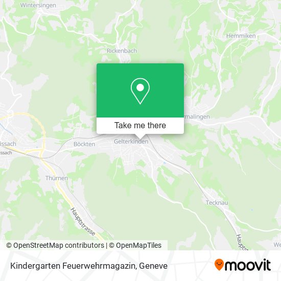 Kindergarten Feuerwehrmagazin map