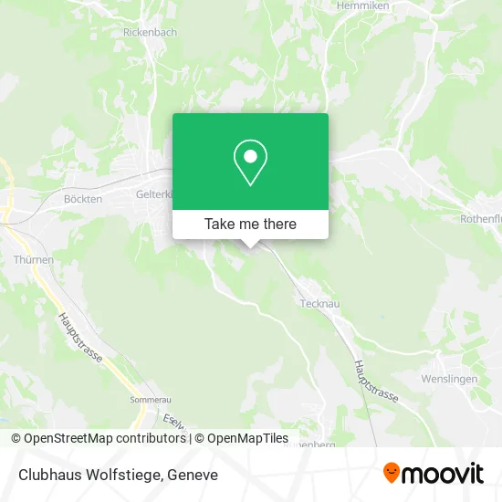 Clubhaus Wolfstiege map