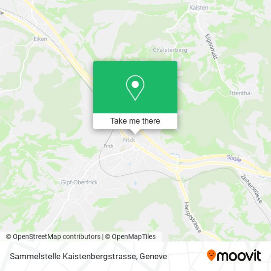 Sammelstelle Kaistenbergstrasse map