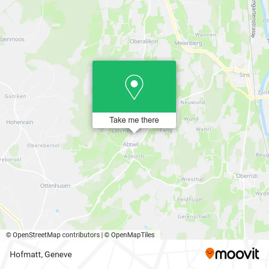 Hofmatt map
