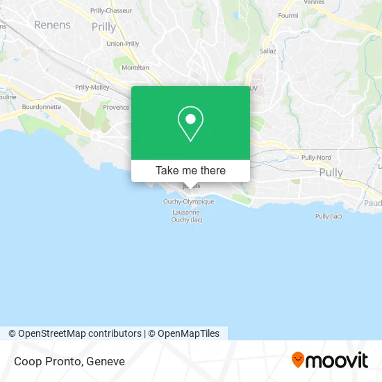 Coop Pronto map