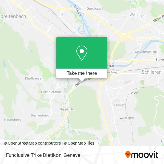 Funclusive Trike Dietikon map