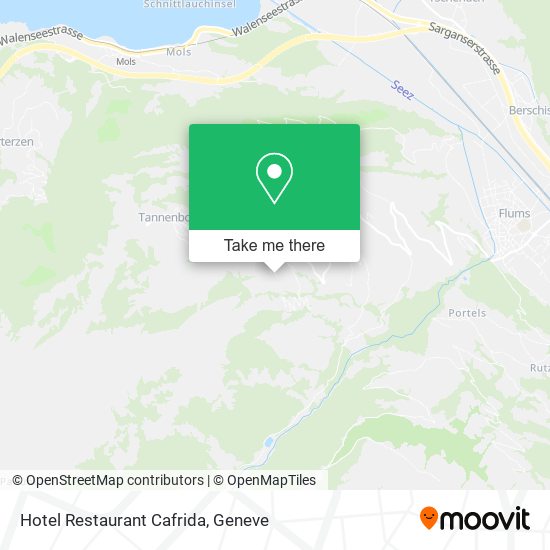 Hotel Restaurant Cafrida map