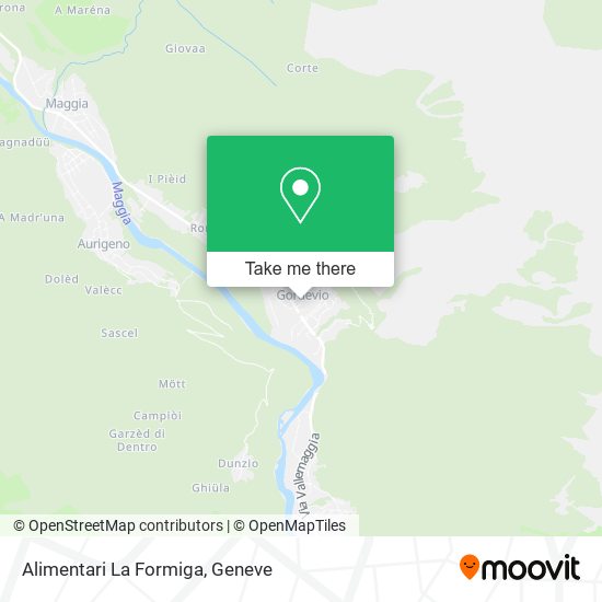 Alimentari La Formiga map