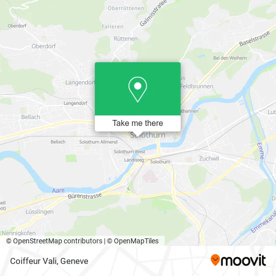 Coiffeur Vali map