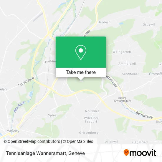 Tennisanlage Wannersmatt map