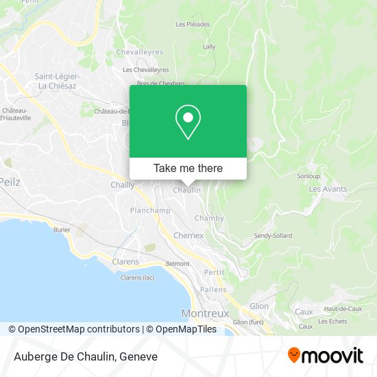 Auberge De Chaulin map