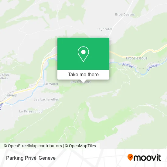 Parking Privé map