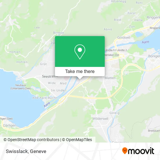 Swisslack map