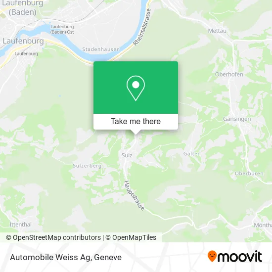 Automobile Weiss Ag map