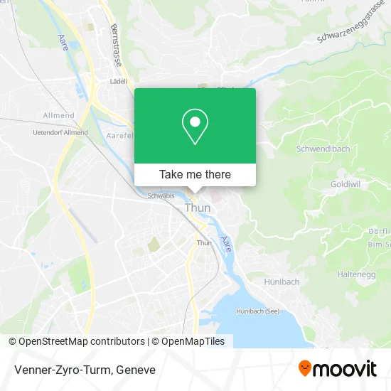 Venner-Zyro-Turm map
