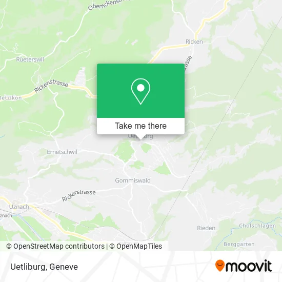 Uetliburg map