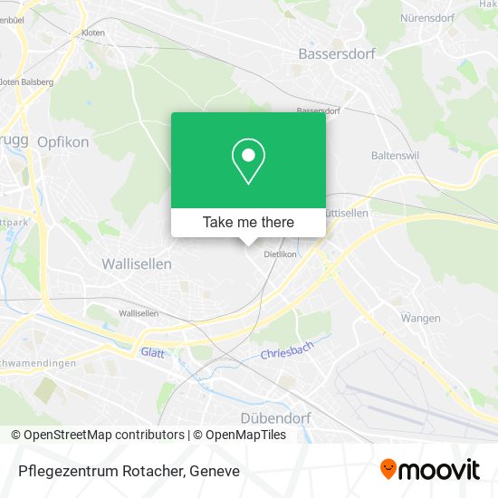 Pflegezentrum Rotacher map