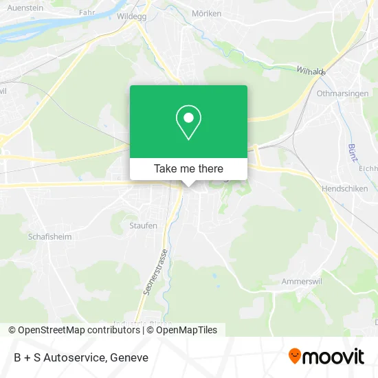 B + S Autoservice map
