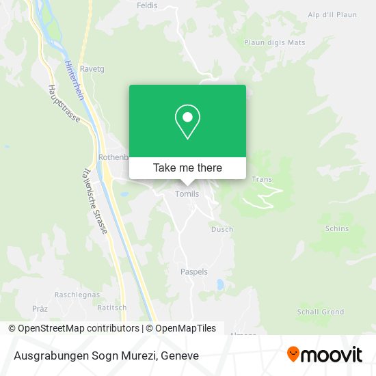 Ausgrabungen Sogn Murezi map