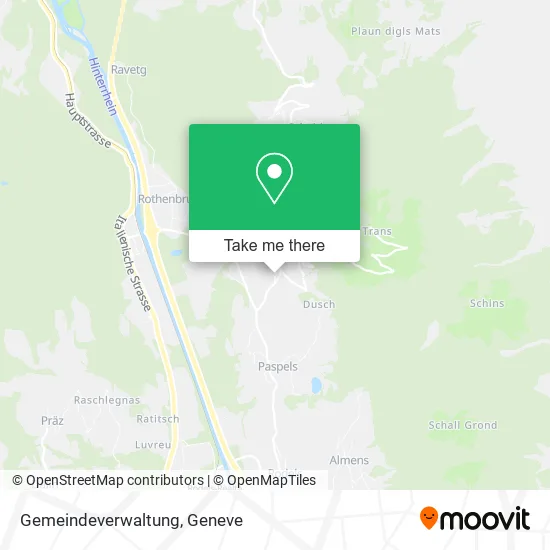 Gemeindeverwaltung map