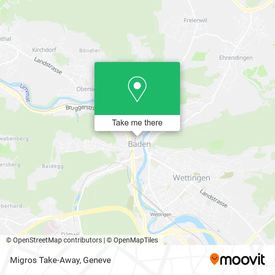Migros Take-Away map