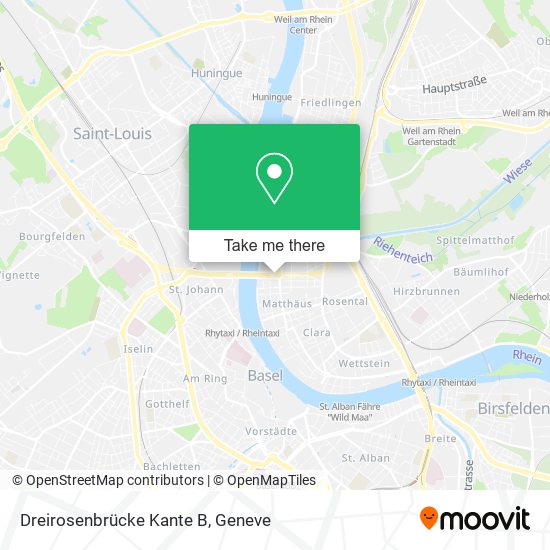 Dreirosenbrücke Kante B map