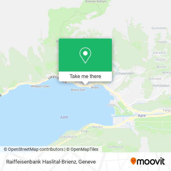 Raiffeisenbank Haslital-Brienz map