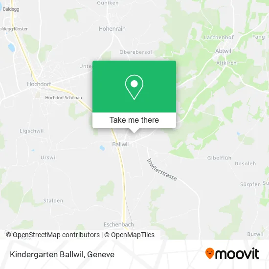 Kindergarten Ballwil map