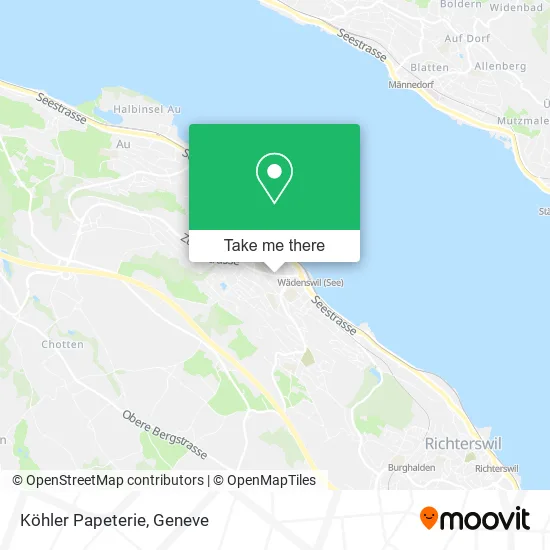 Köhler Papeterie map