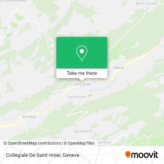 Collégiale De Saint-Imier map