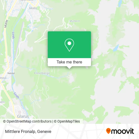 Mittlere Fronalp plan