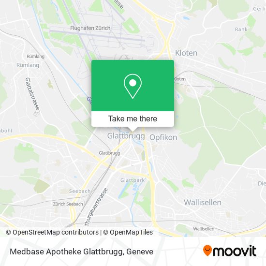 Medbase Apotheke Glattbrugg plan