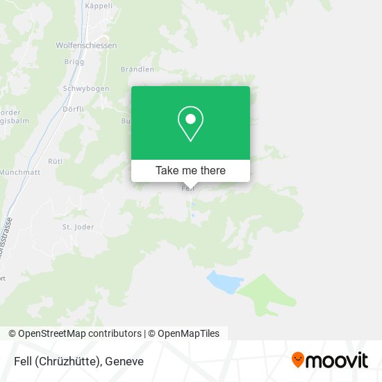 Fell (Chrüzhütte) map
