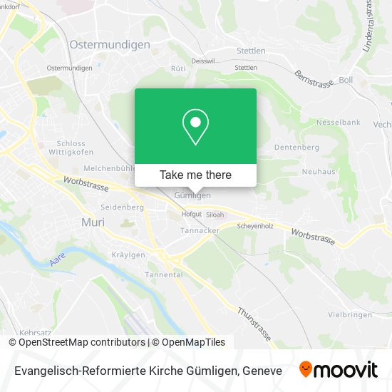 Evangelisch-Reformierte Kirche Gümligen map