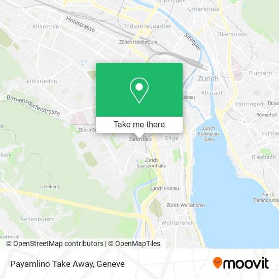 Payamlino Take Away map
