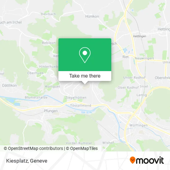 Kiesplatz map