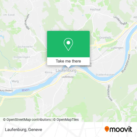 Laufenburg map
