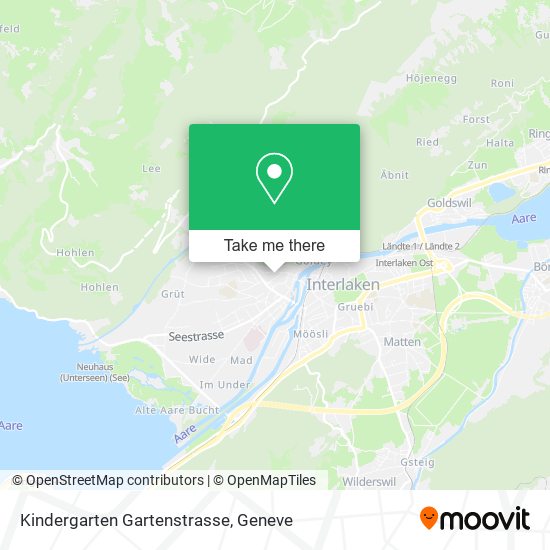 Kindergarten Gartenstrasse map