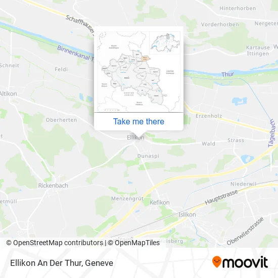 Ellikon An Der Thur map