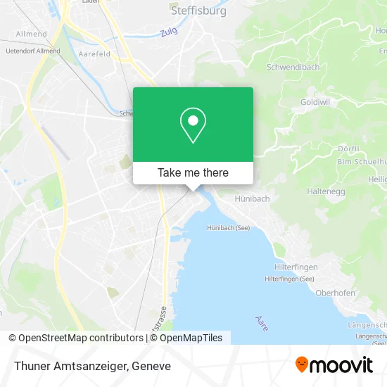 Thuner Amtsanzeiger map