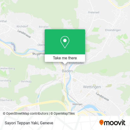 Sayori Teppan Yaki map