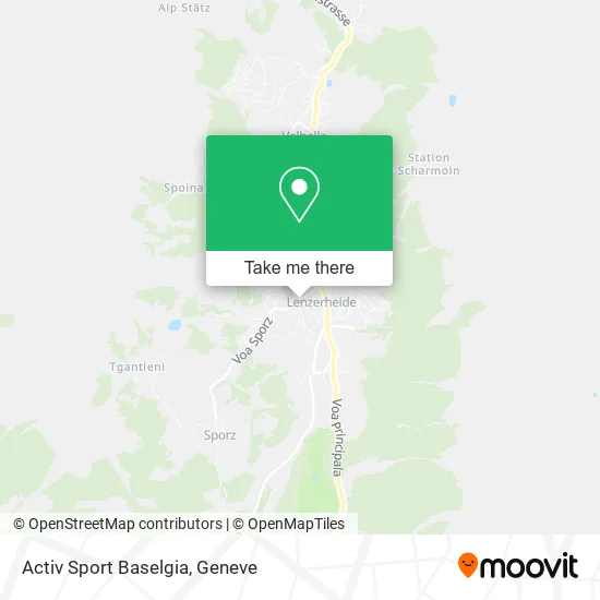 Activ Sport Baselgia map