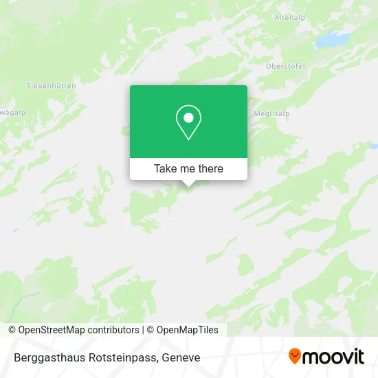 Berggasthaus Rotsteinpass map