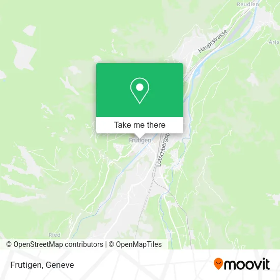 Frutigen map