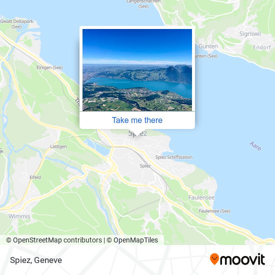 Spiez map