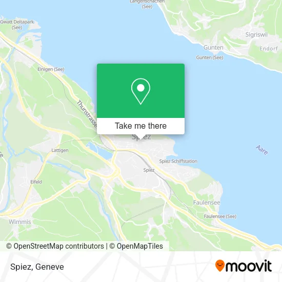 Spiez map